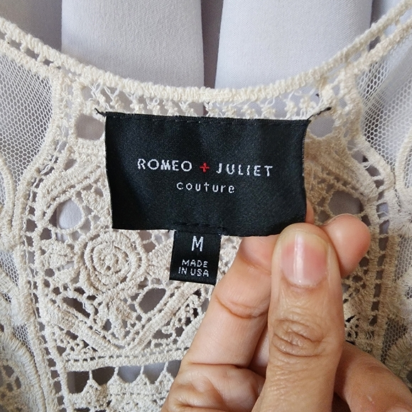 Romeo and Juliet Crochet Tye Dye Top - Picture 2 of 5